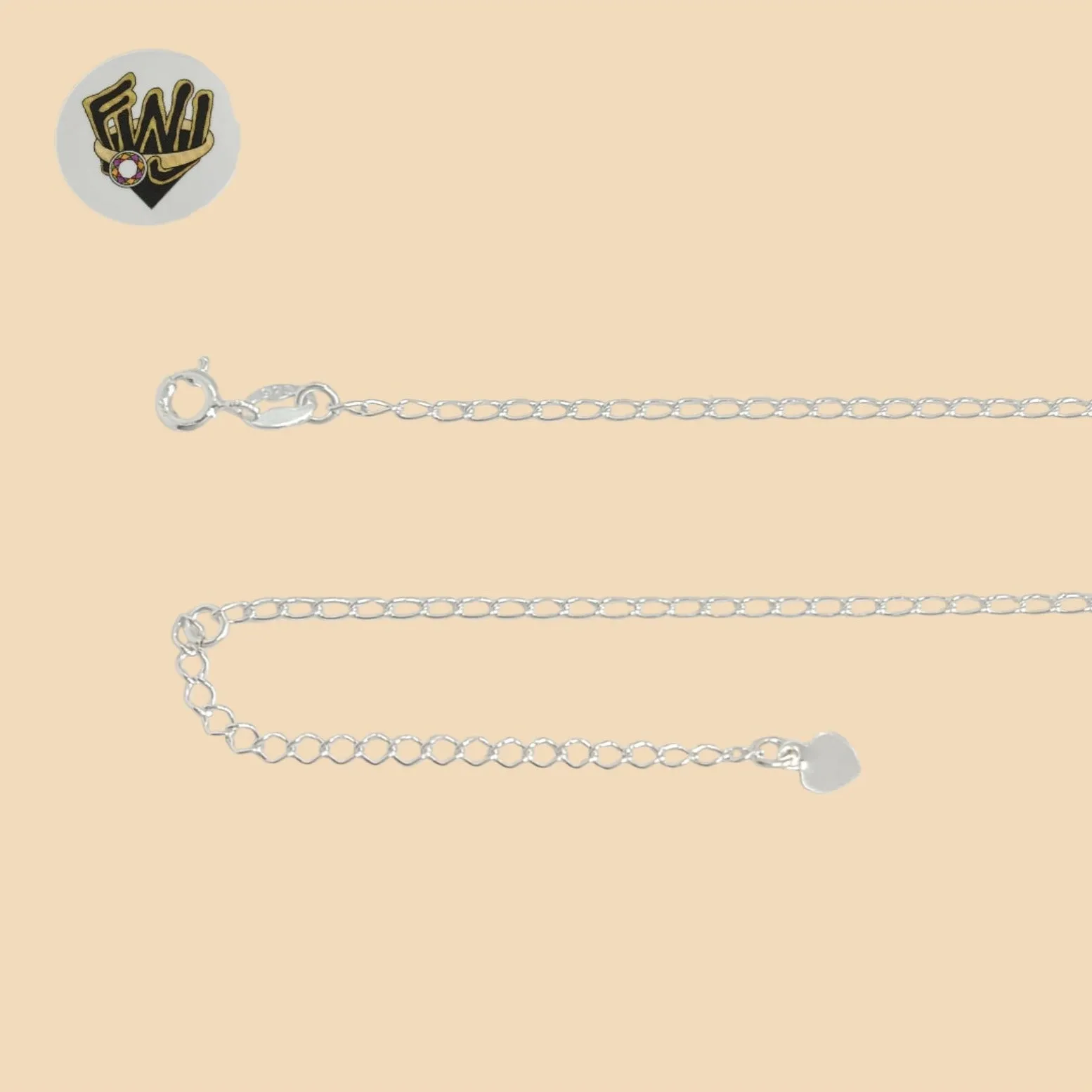 (2-66123) 925 Sterling Silver - 1.5mm Horseshoe Necklace - 16