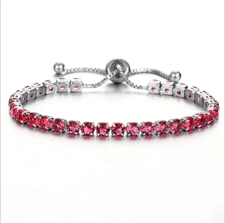 4mm Cubic Zirconia Tennis Bracelets
