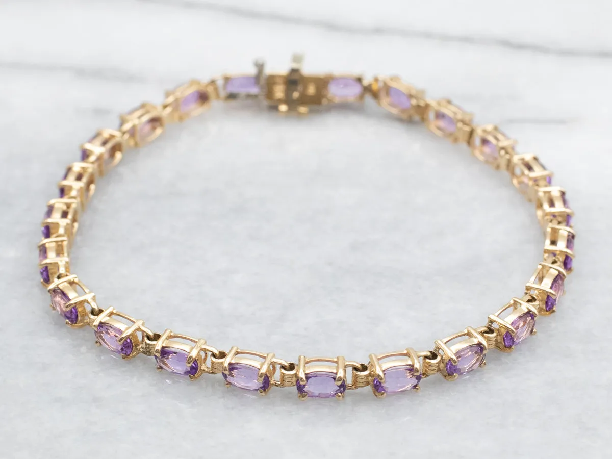 Amethyst Tennis Bracelet