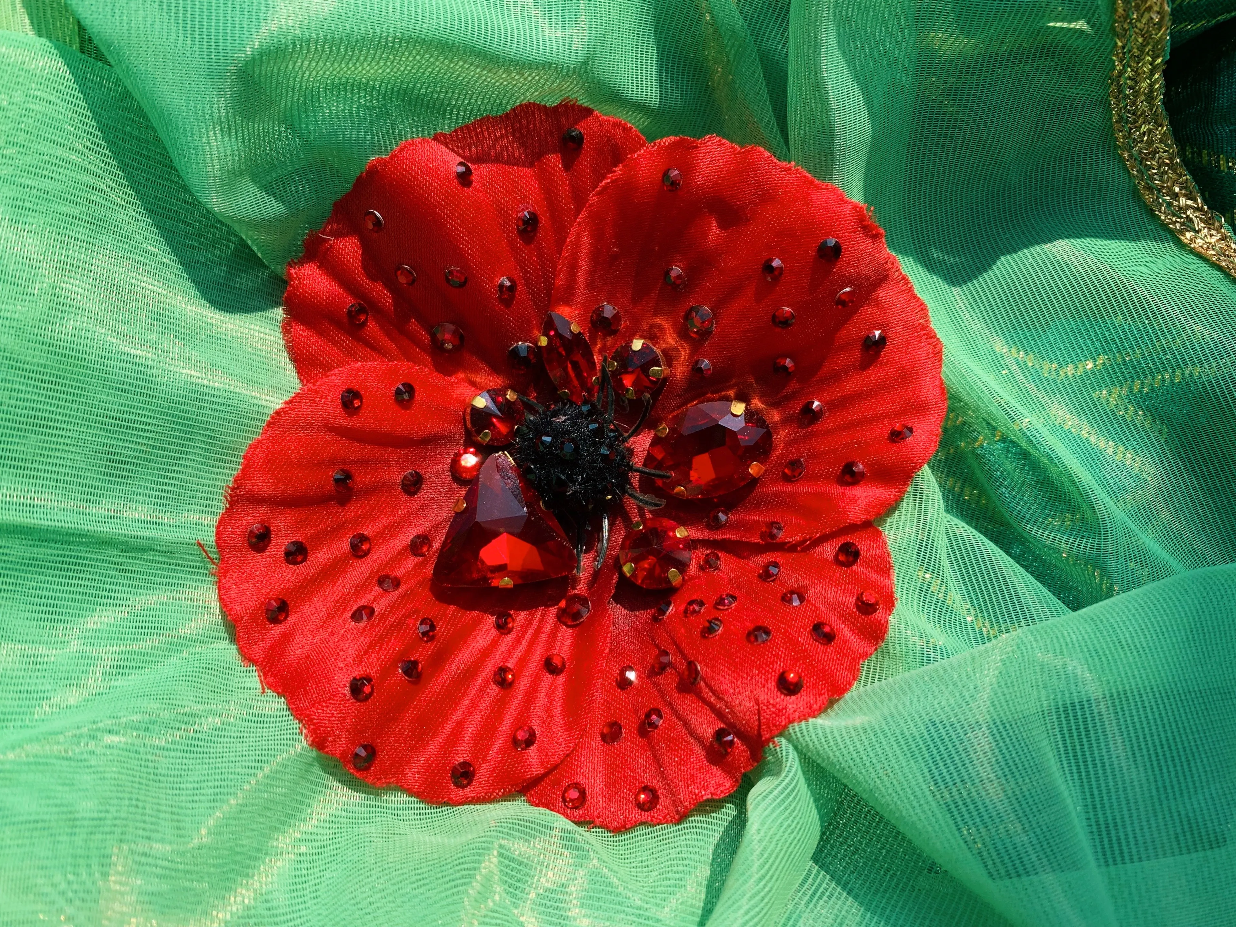 Bejewelled Remembrance Day Poppies 2021 - PRE ORDER NOW OPEN