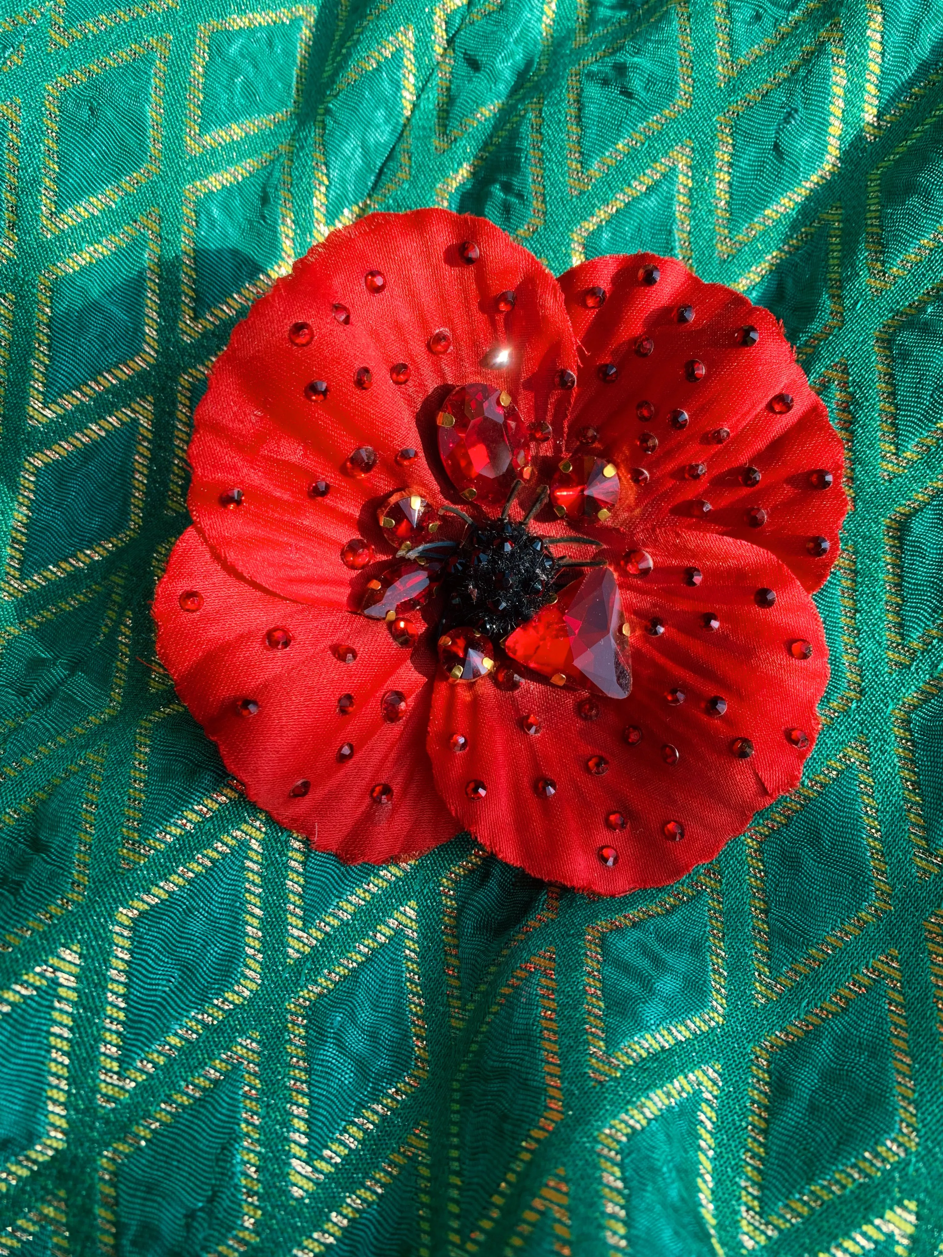 Bejewelled Remembrance Day Poppies 2021 - PRE ORDER NOW OPEN