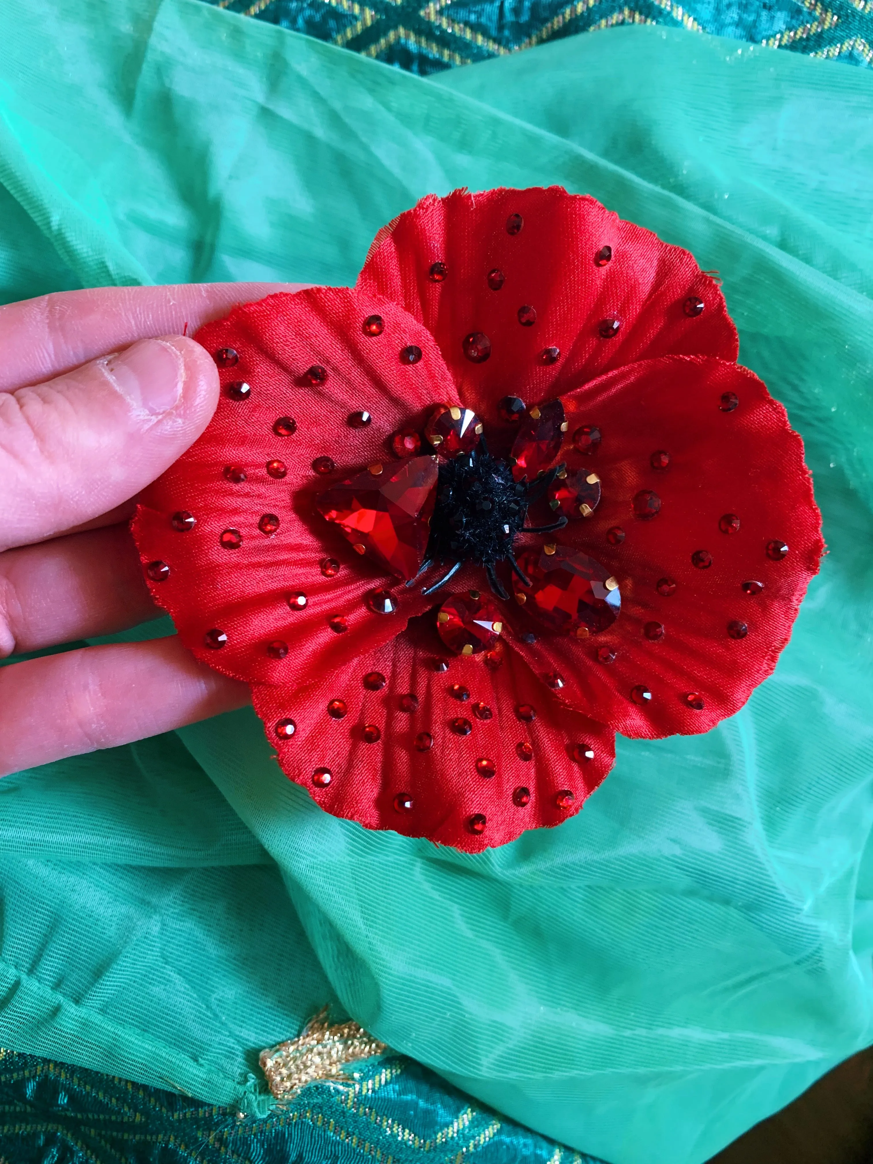 Bejewelled Remembrance Day Poppies 2021 - PRE ORDER NOW OPEN
