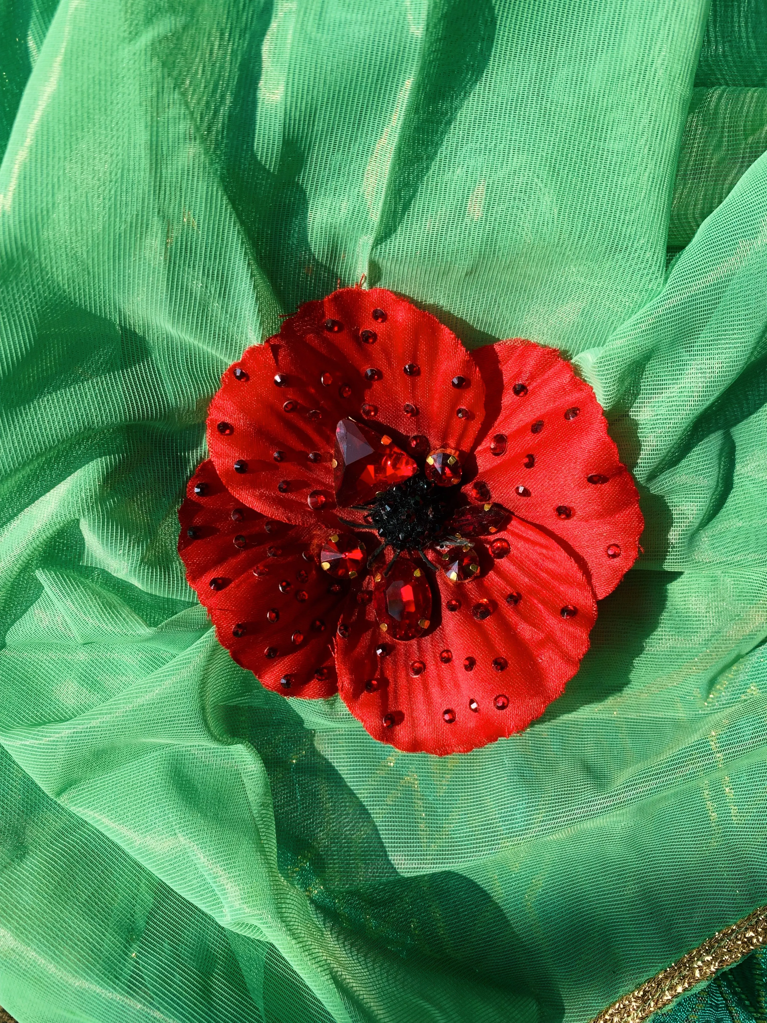 Bejewelled Remembrance Day Poppies 2021 - PRE ORDER NOW OPEN
