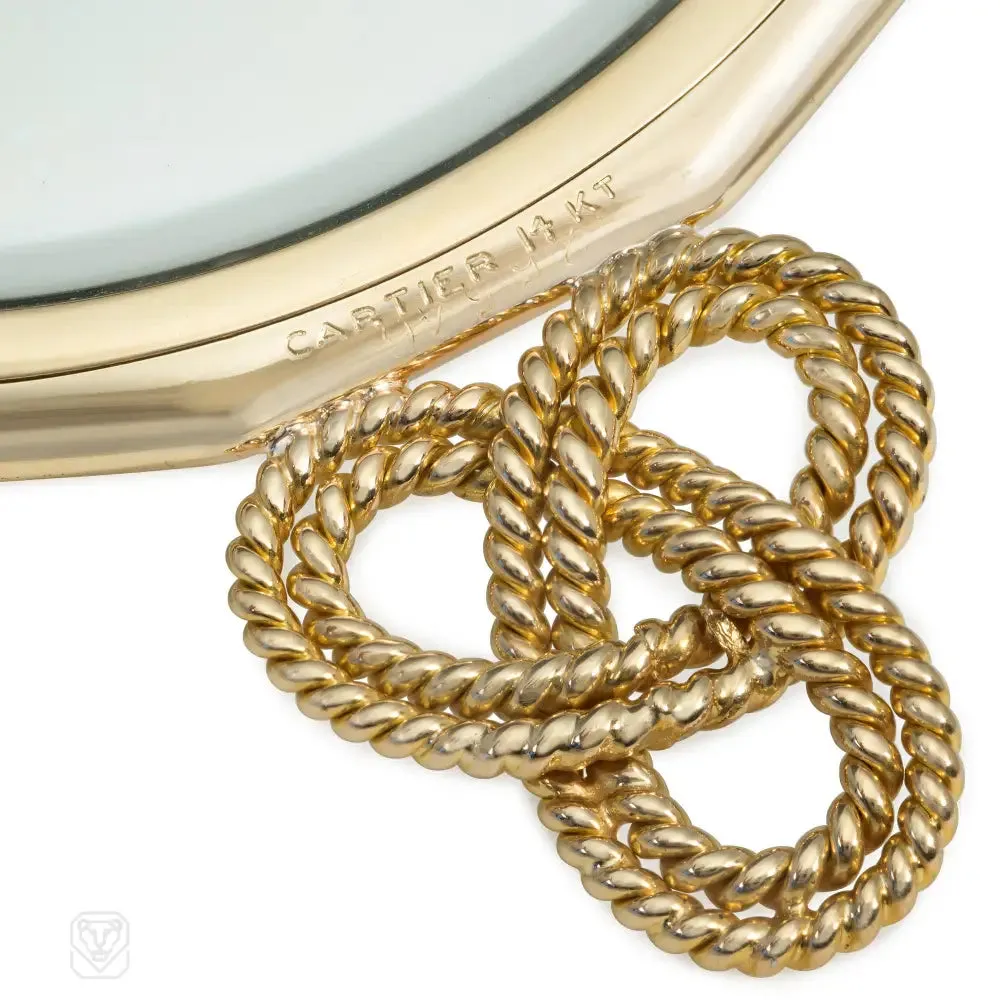 Cartier Retro hand mirror pendant