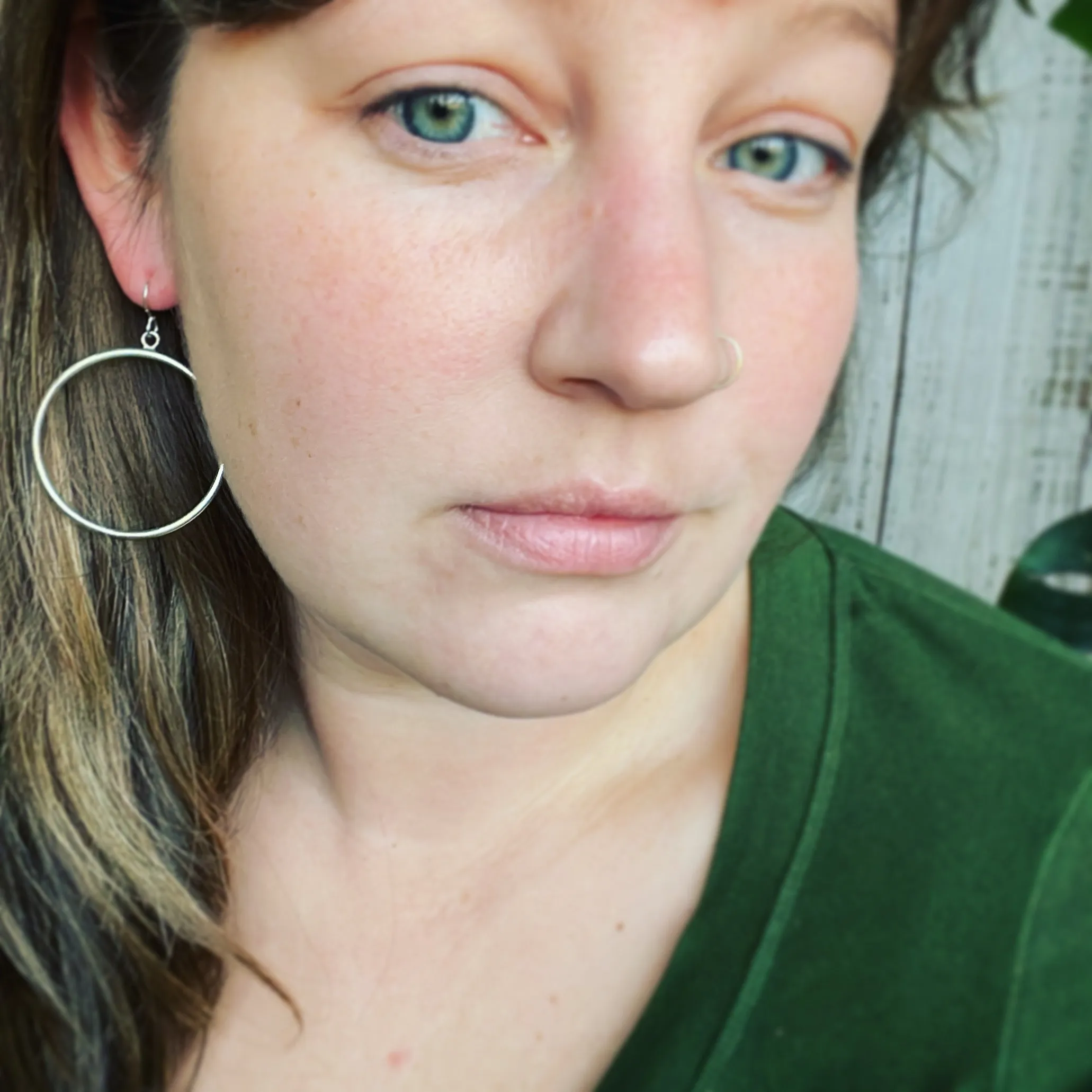 Extra Large Sterling Silver Circles
