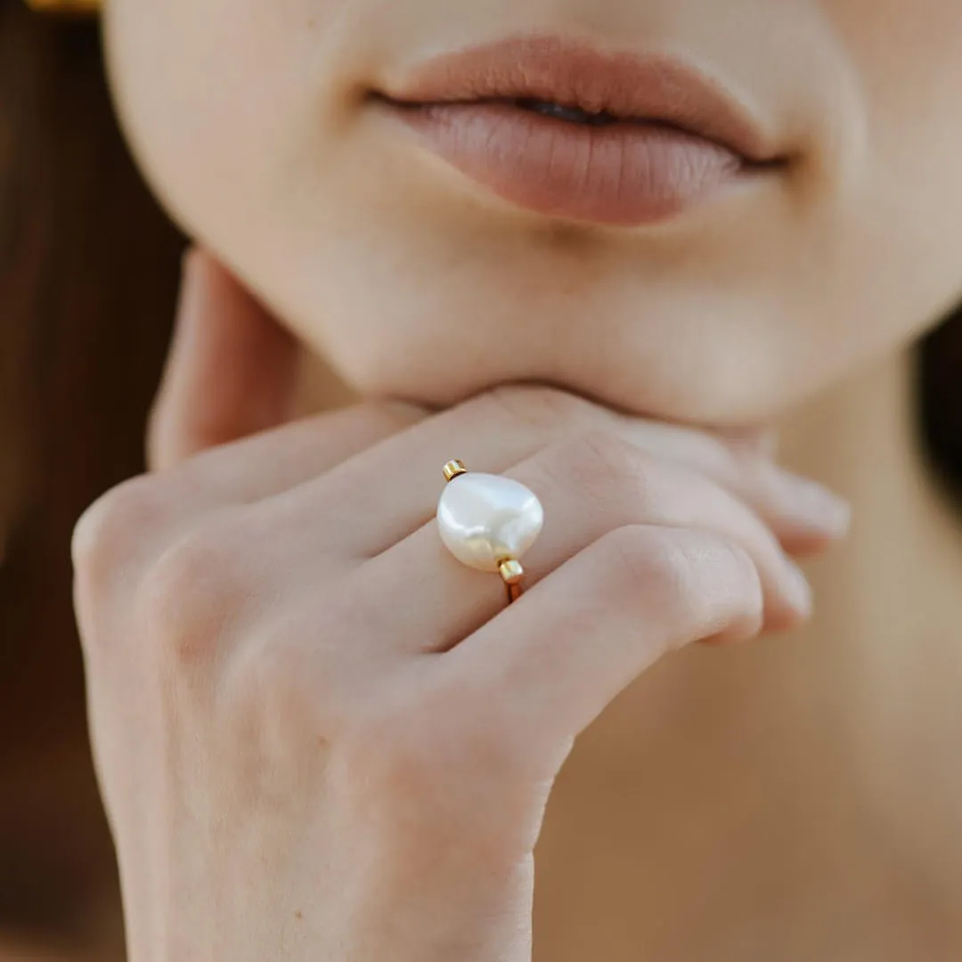 Heirloom pearl ring