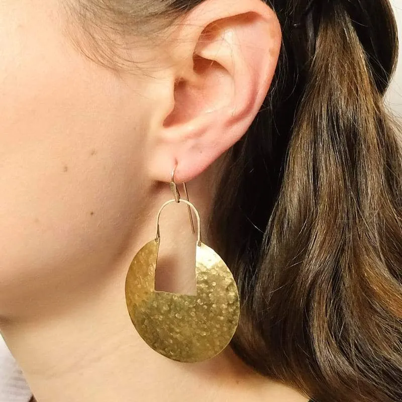 Large Medallion Earrings