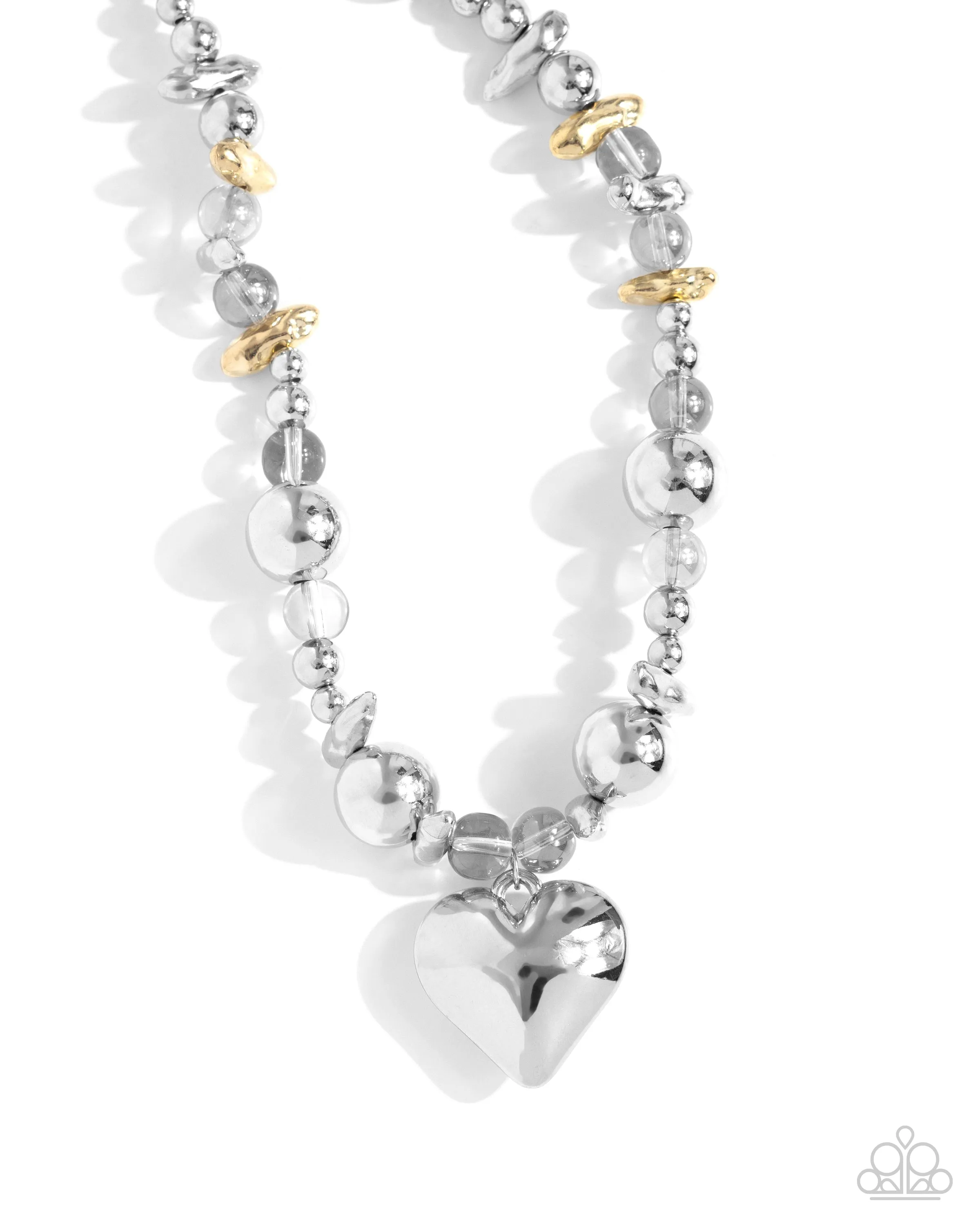 Necklaces Glistening Gossip - Silver