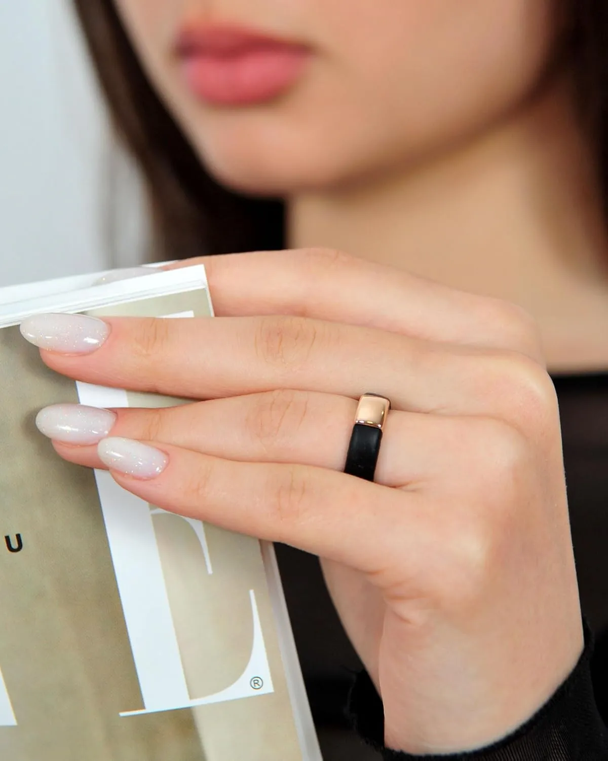 Rinfit Silicone Rings for Women - Silicone Wedding Bands - Womens Rubber Ring with Stainless Steel Plate - Patented Design