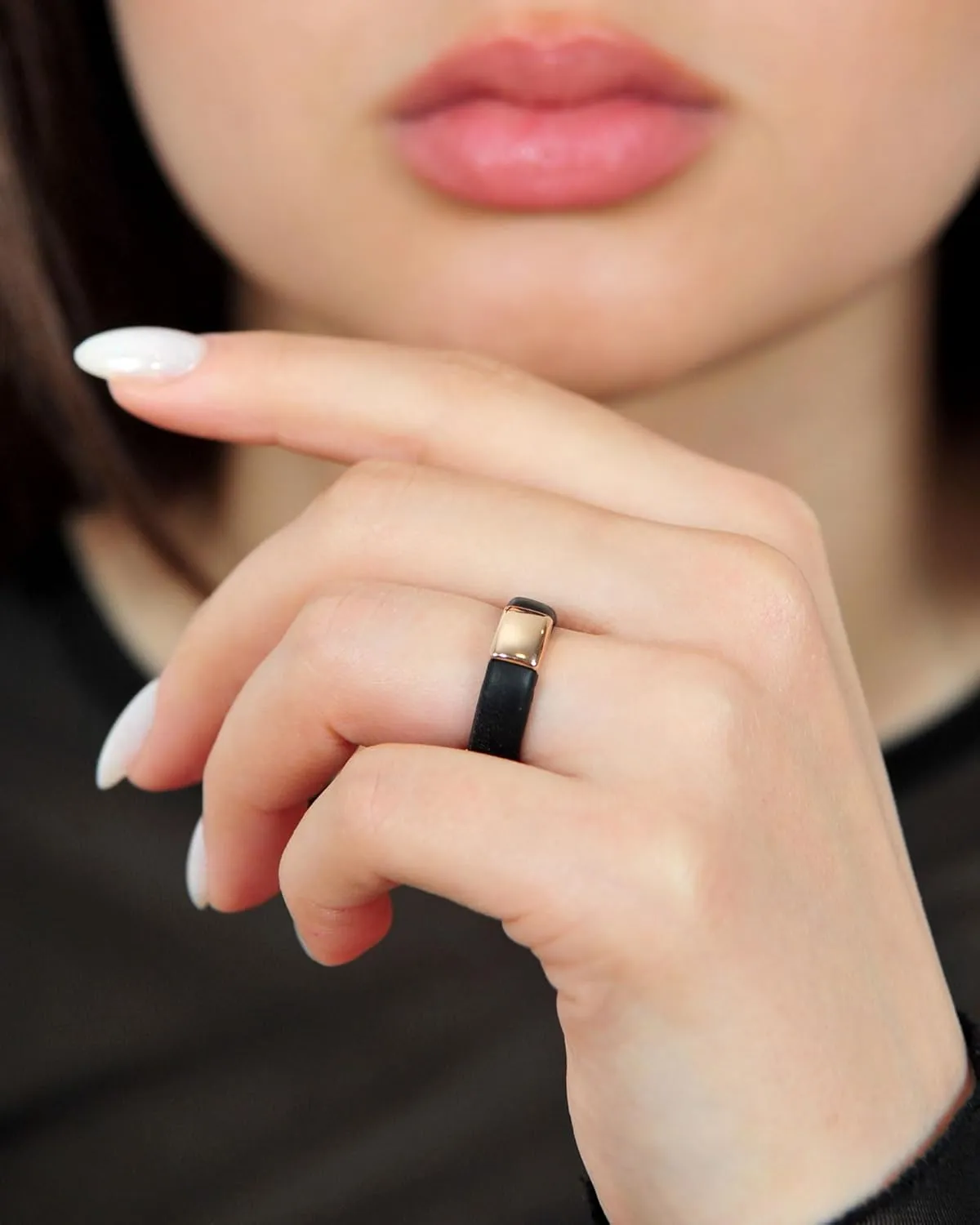 Rinfit Silicone Rings for Women - Silicone Wedding Bands - Womens Rubber Ring with Stainless Steel Plate - Patented Design