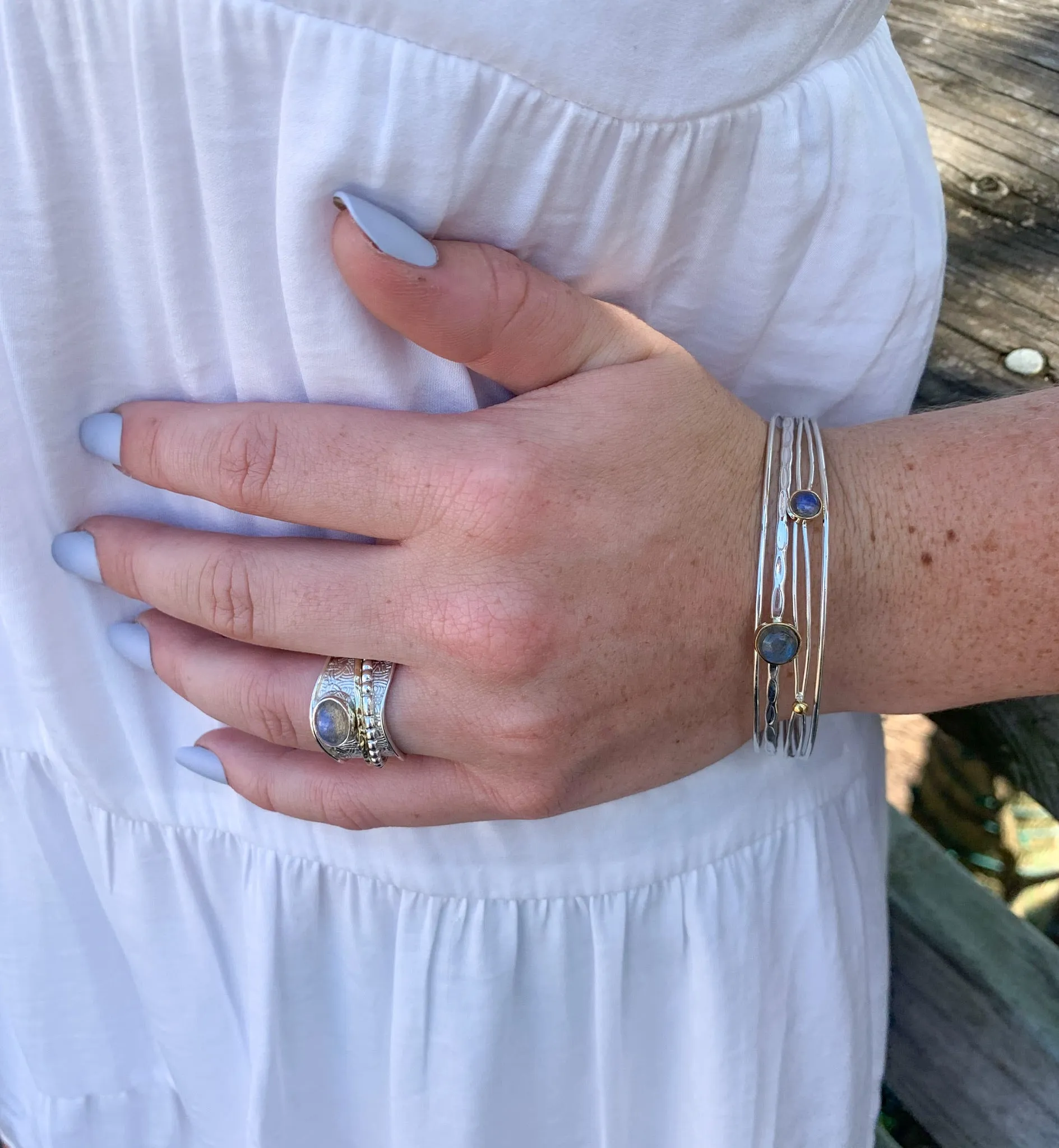 Sabrina Labradorite nh Ring