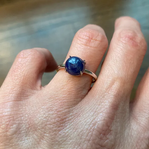 Sapphire Cabochon Ring