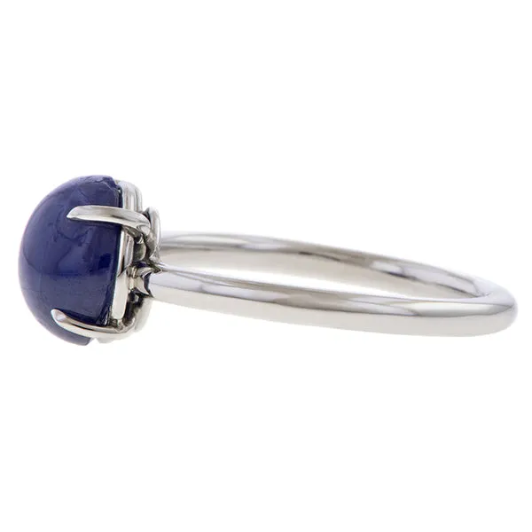 Sapphire Cabochon Ring
