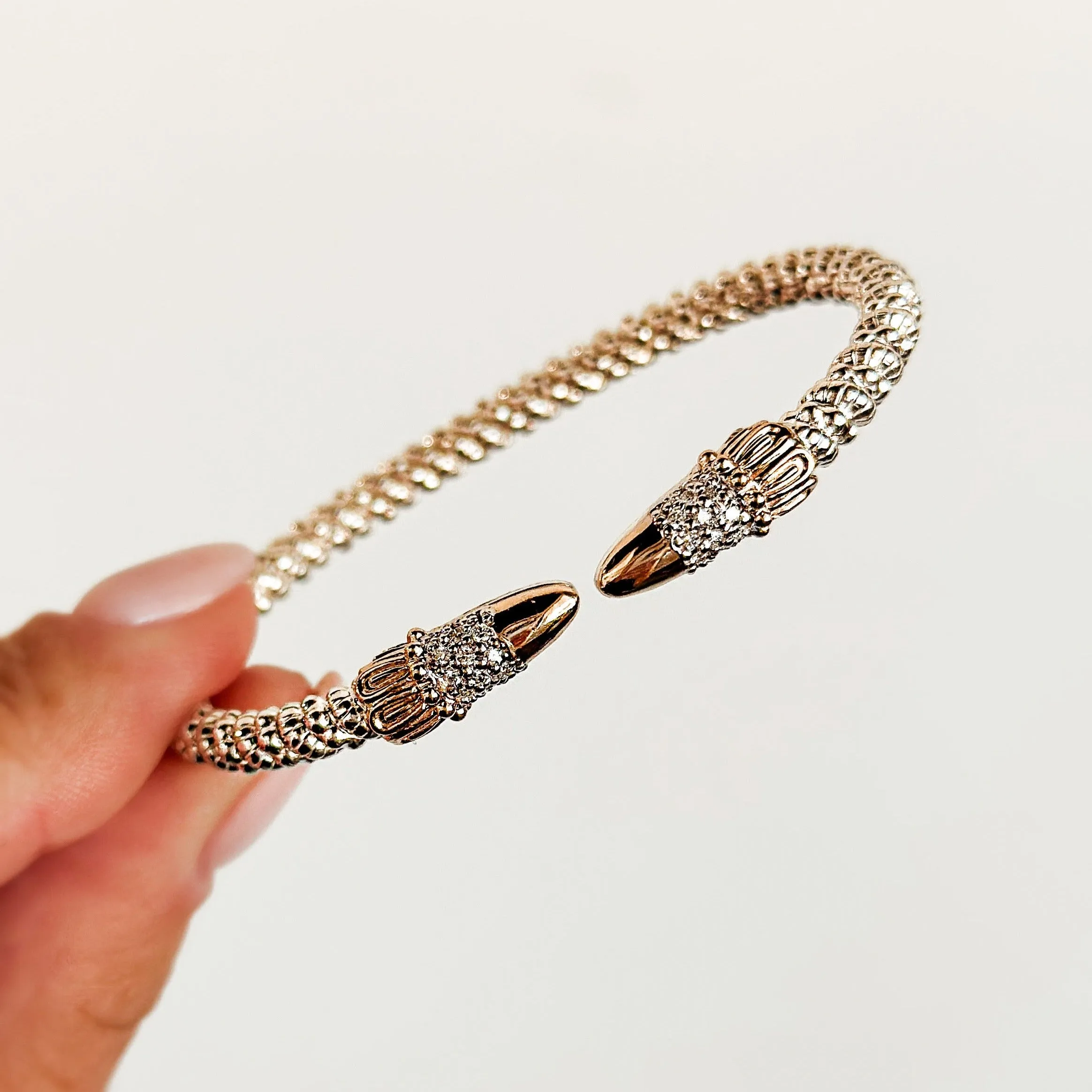 Vahan 14K Gold & Sterling Silver Bracelet with Diamonds 23705D03