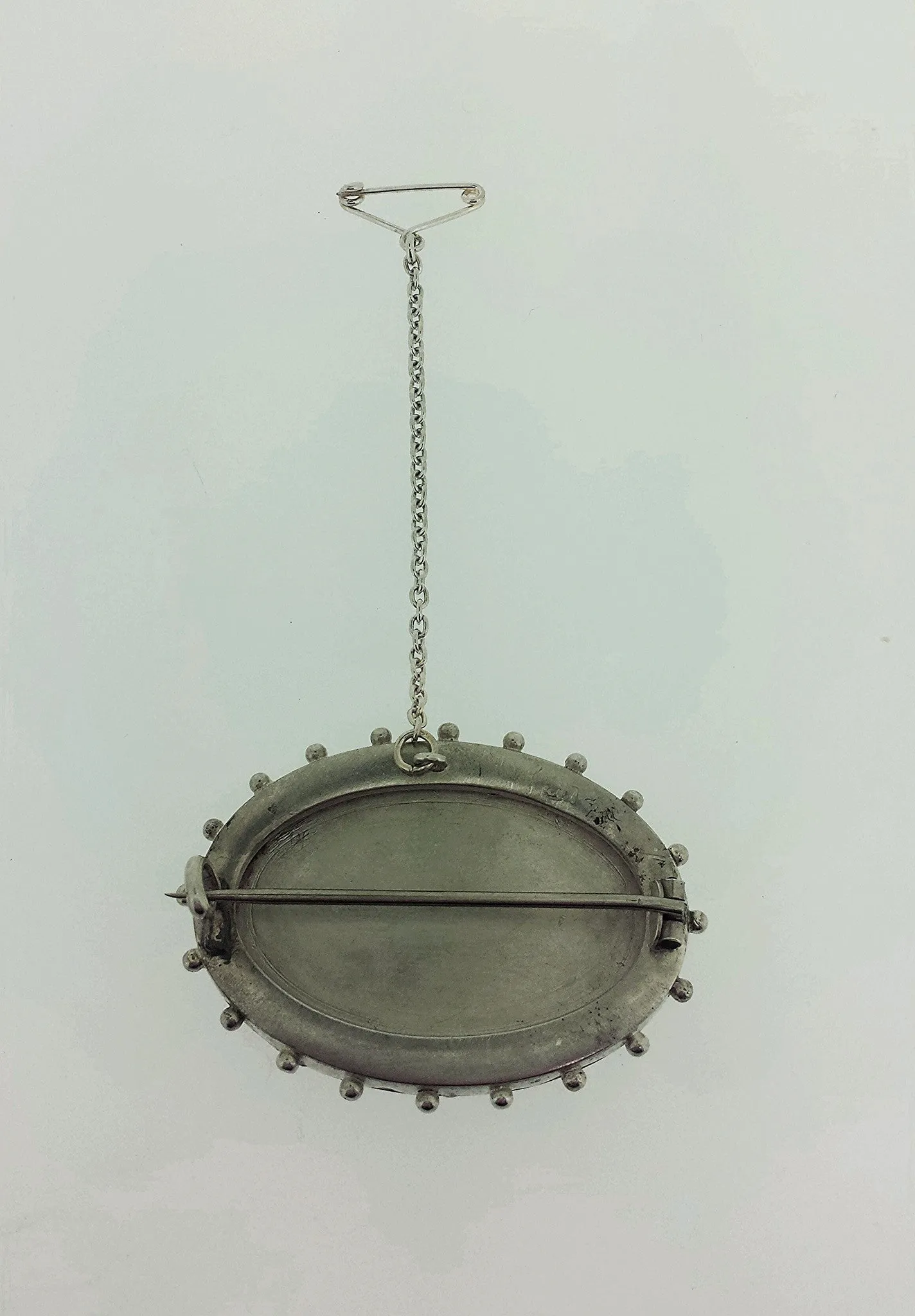 Victorian Handmade Silver & Two-Coloured Gold Brooch