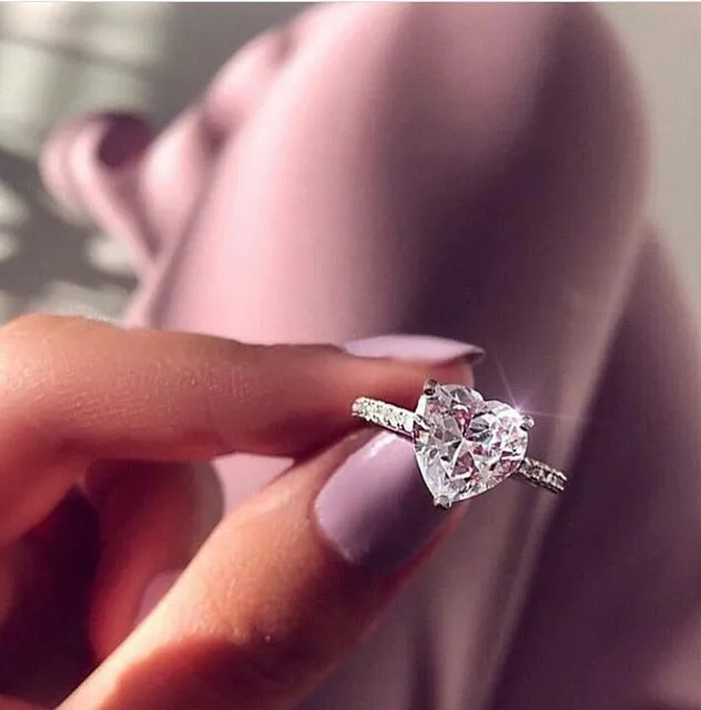 Zirconia Bridal Wedding Ring
