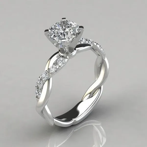 Zirconia Bridal Wedding Ring
