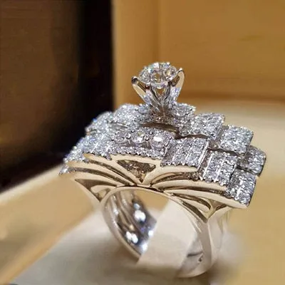 Zirconia Bridal Wedding Ring