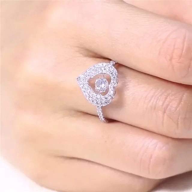 Zirconia Bridal Wedding Ring