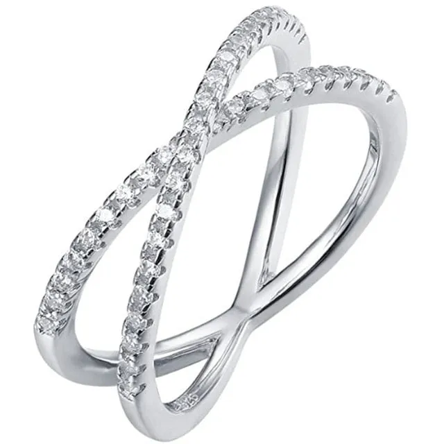 Zirconia Bridal Wedding Ring